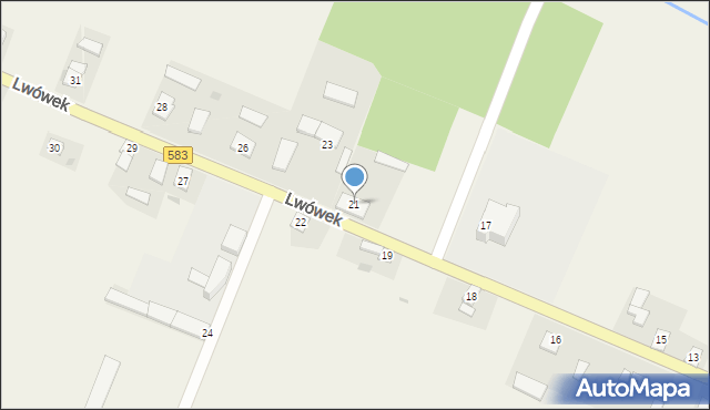 Lwówek, Lwówek, 21, mapa Lwówek