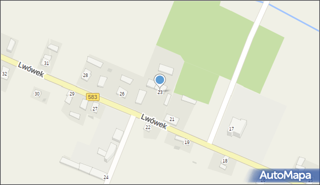 Lwówek, Lwówek, 23, mapa Lwówek