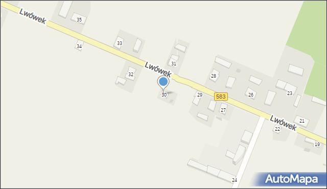 Lwówek, Lwówek, 30, mapa Lwówek