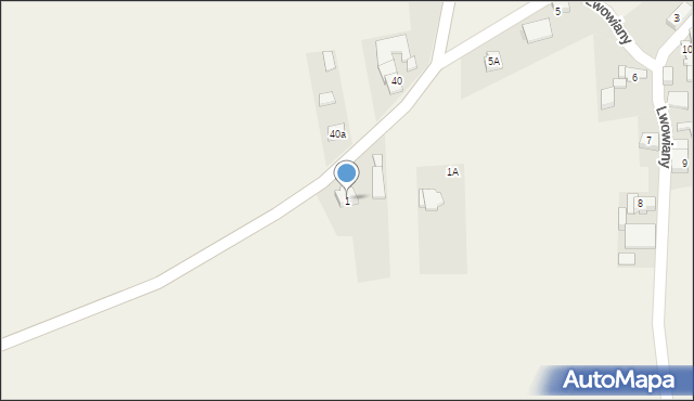 Lwowiany, Lwowiany, 1, mapa Lwowiany