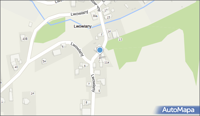 Lwowiany, Lwowiany, 10, mapa Lwowiany