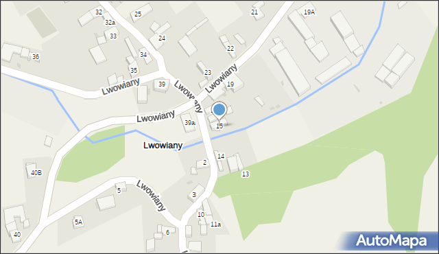 Lwowiany, Lwowiany, 15, mapa Lwowiany