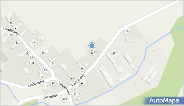 Lwowiany, Lwowiany, 21, mapa Lwowiany