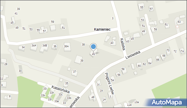 Ochojno, Lwowska, 41, mapa Ochojno