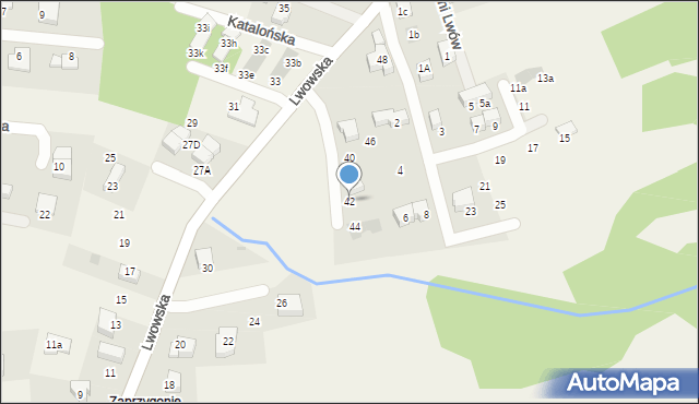 Ochojno, Lwowska, 42, mapa Ochojno