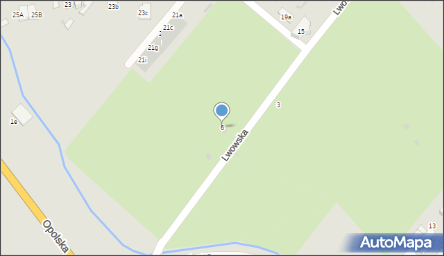Siechnice, Lwowska, 6, mapa Siechnice