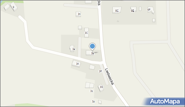 Siedlęcin, Lwówecka, 3a, mapa Siedlęcin