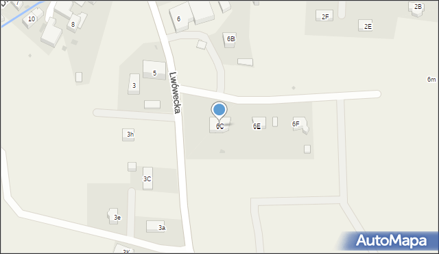 Siedlęcin, Lwówecka, 6C, mapa Siedlęcin
