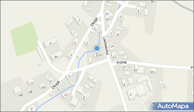 Siedlęcin, Lwówecka, 9, mapa Siedlęcin