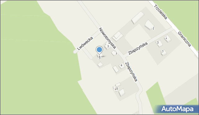 Strzyżewo, Lwówecka, 5, mapa Strzyżewo
