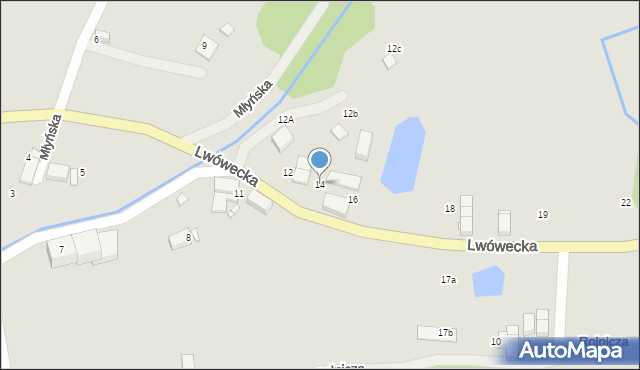 Świeradów-Zdrój, Lwówecka, 14, mapa Świeradów-Zdrój