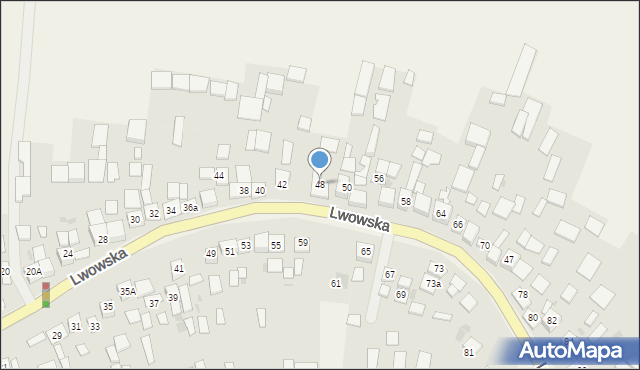 Szczurowa, Lwowska, 48, mapa Szczurowa