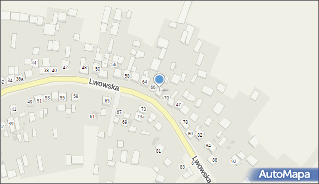 Szczurowa, Lwowska, 68, mapa Szczurowa