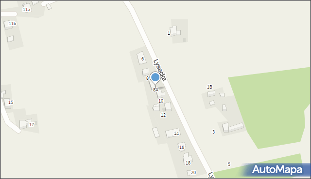 Bogunice, Lysecka, 8A, mapa Bogunice