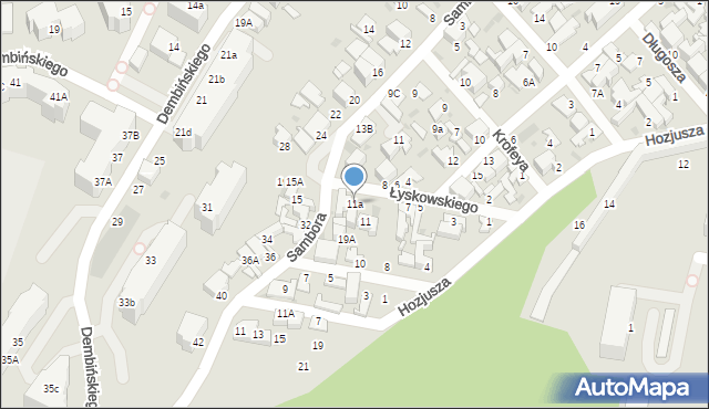 Gdynia, Łyskowskiego Ignacego, 11a, mapa Gdyni