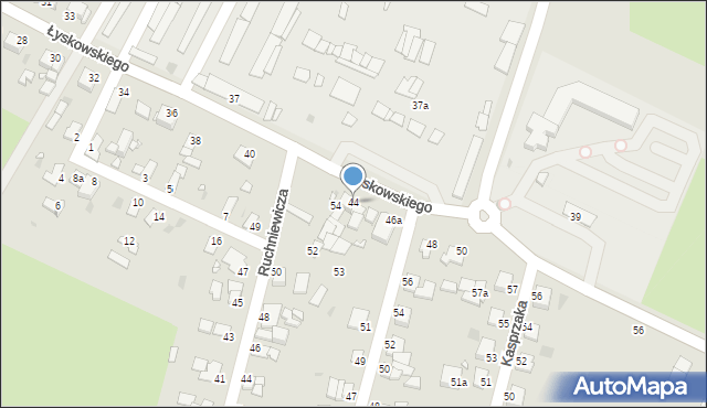Grudziądz, Łyskowskiego Ignacego, 44, mapa Grudziądza