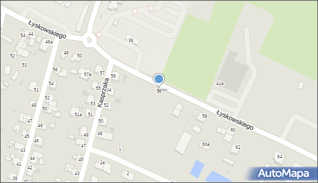 Grudziądz, Łyskowskiego Ignacego, 56, mapa Grudziądza