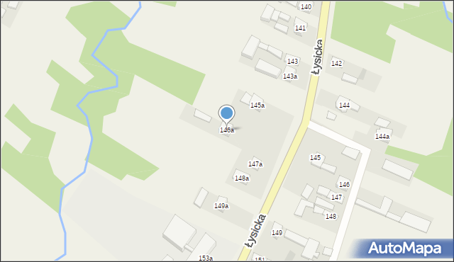 Krajno Pierwsze, Łysicka, 175, mapa Krajno Pierwsze