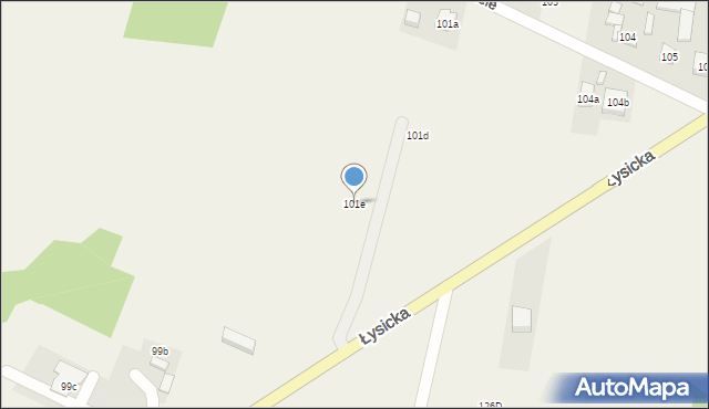 Krajno Pierwsze, Łysicka, 239a, mapa Krajno Pierwsze