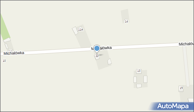 Łychów, Łychów, 12, mapa Łychów
