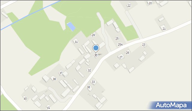 Łychów Gościeradowski, Łychów Gościeradowski, 30, mapa Łychów Gościeradowski