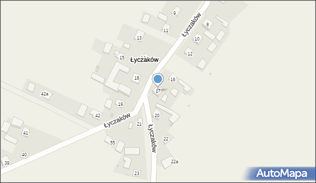 Łyczaków, Łyczaków, 17, mapa Łyczaków