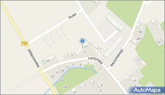 Łyczyn, Łyczyn, 3, mapa Łyczyn