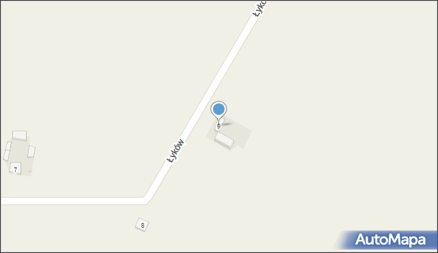 Łyków, Łyków, 9, mapa Łyków