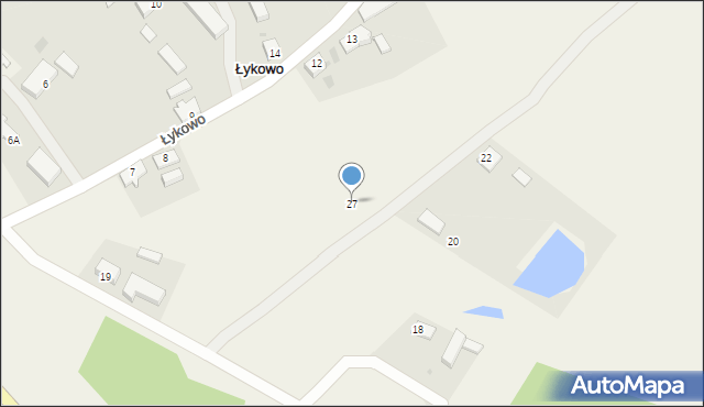 Łykowo, Łykowo, 27, mapa Łykowo