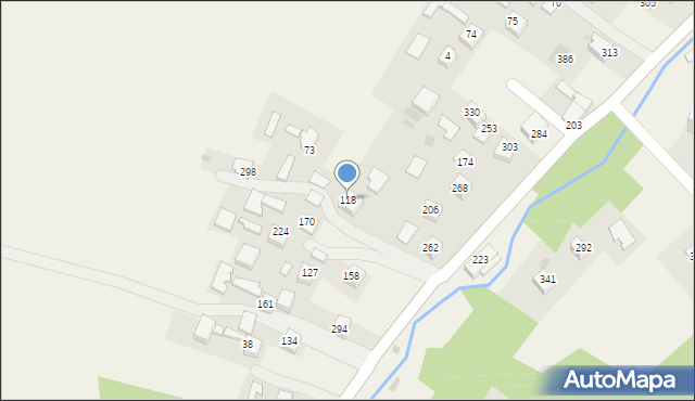 Łysa Góra, Łysa Góra, 118, mapa Łysa Góra