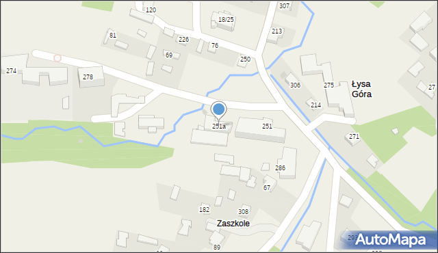 Łysa Góra, Łysa Góra, 251a, mapa Łysa Góra