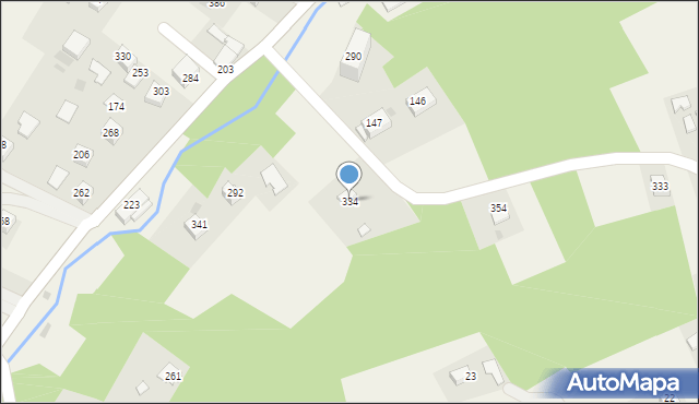 Łysa Góra, Łysa Góra, 334, mapa Łysa Góra