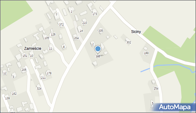 Łysa Góra, Łysa Góra, 346, mapa Łysa Góra