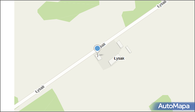 Łysak, Łysak, 2, mapa Łysak