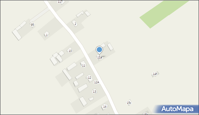 Łysaków, Łysaków, 11a, mapa Łysaków