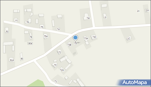 Łysaków, Łysaków, 73, mapa Łysaków