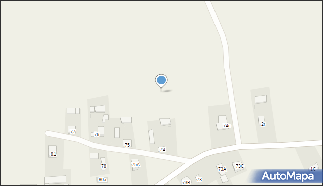 Łysaków, Łysaków, 74a, mapa Łysaków