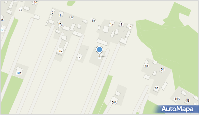 Łysaków, Łysaków, 4, mapa Łysaków