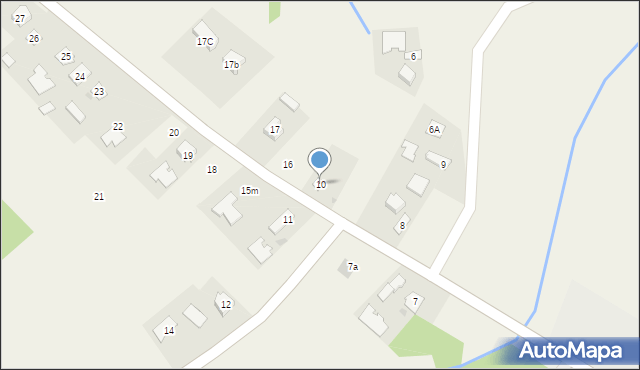 Łysaków, Łysaków, 10, mapa Łysaków