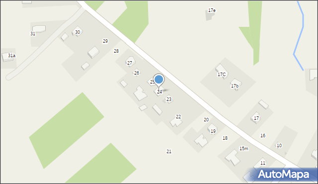 Łysaków, Łysaków, 24, mapa Łysaków