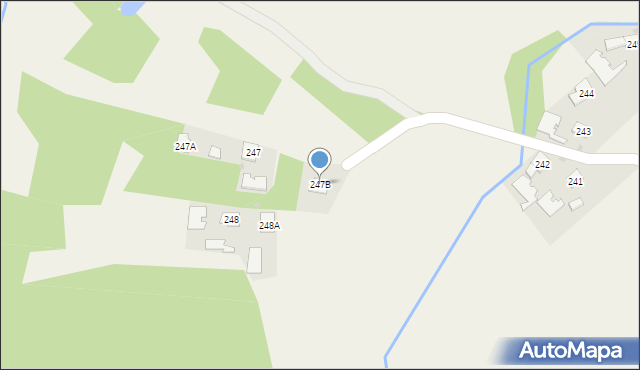 Łysaków, Łysaków, 247B, mapa Łysaków