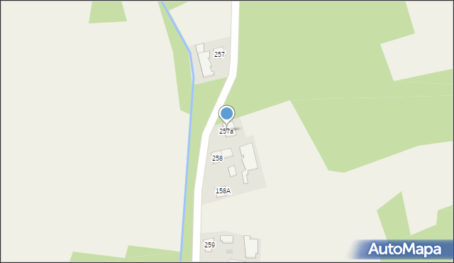 Łysaków, Łysaków, 257a, mapa Łysaków