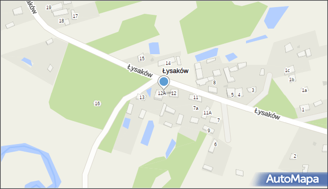 Łysaków, Łysaków, 7b, mapa Łysaków