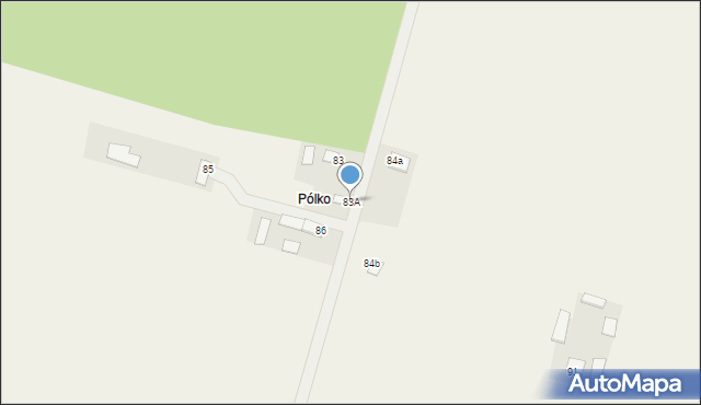 Łysaków pod Lasem, Łysaków pod Lasem, 84, mapa Łysaków pod Lasem