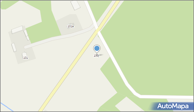 Łyse, Łyse, 100j, mapa Łyse