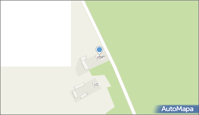 Łyse, Łyse, 102A, mapa Łyse