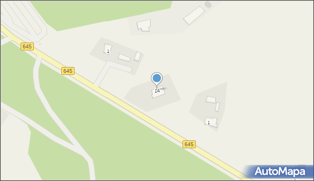 Łyse, Łyse, 1A, mapa Łyse