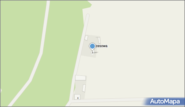 Łyse, Łyse, 7, mapa Łyse