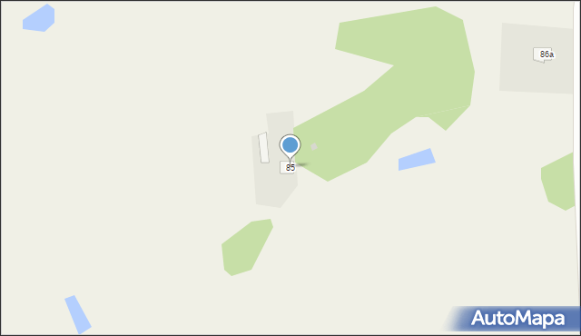 Łyse, Łyse, 85, mapa Łyse