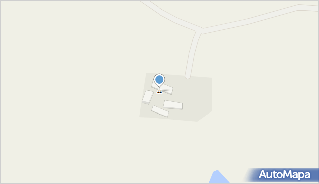 Łyśniewo Sierakowickie, Łyśniewo Sierakowickie, 44, mapa Łyśniewo Sierakowickie